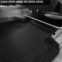 3D коврики EVA с бортами Lada Нива 3-х дверная (1977-2020)
