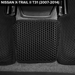 3D коврики EVA с бортами Nissan X-Trail II T31 (2007-2015)