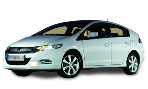 2D коврики EVA в салон  на Honda Insight II, правый руль (2009-2014)