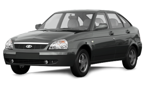 2D коврики EVA в салон и багажник  на Lada Priora хэтчбек (2007-2018)