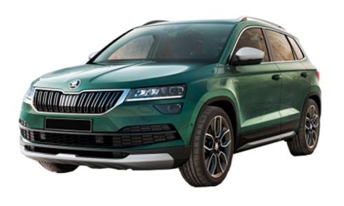 3D коврики EVA с бортами в салон  на Skoda Karoq (2020-н.в.)