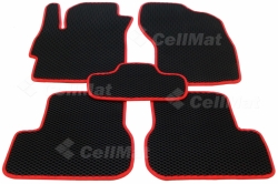 2D коврики EVA в салон и багажник на Mitsubishi Lancer X седан (2007-2017)