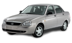 3D коврики EVA с бортами в салон на Lada Priora рестайлинг (2013-2018)