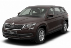 3D коврики EVA с бортами в салон  на Skoda Kodiaq I, 5 мест (2016-2025) 