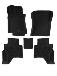 3D коврики EVA с бортами в салон на Mitsubishi Pajero IV 5D (2006-н.в.)