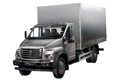 3D коврики EVA с бортами в салон на ГАЗ Газон NEXT с рычагом КПП на торпеде