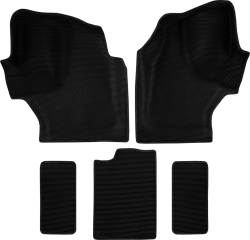 3D коврики EVA с бортами в салон на ГАЗ Газон NEXT с рычагом КПП на торпеде